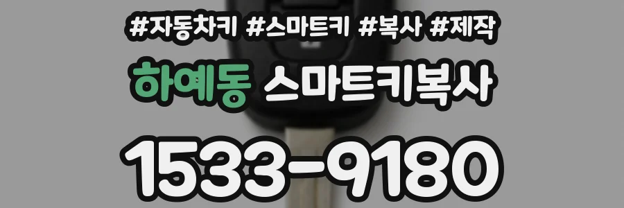 하예동 스마트키복사
