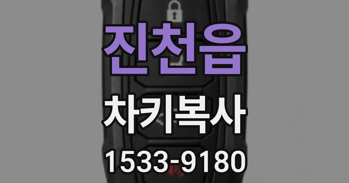 진천읍 차키복사
