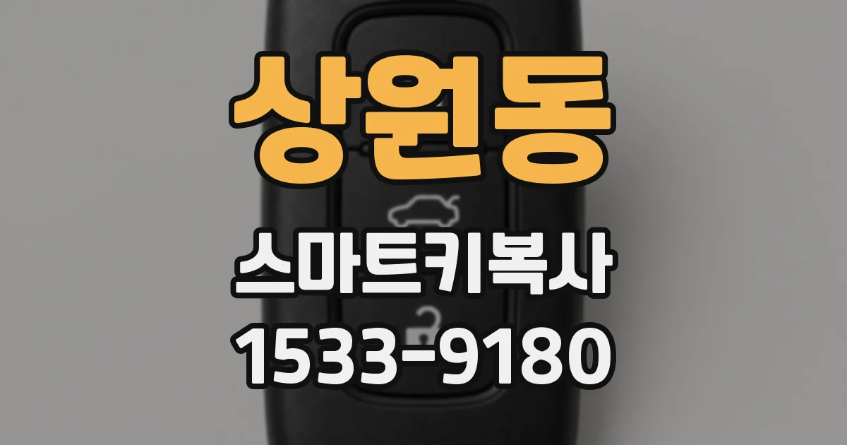 상원동 스마트키복사