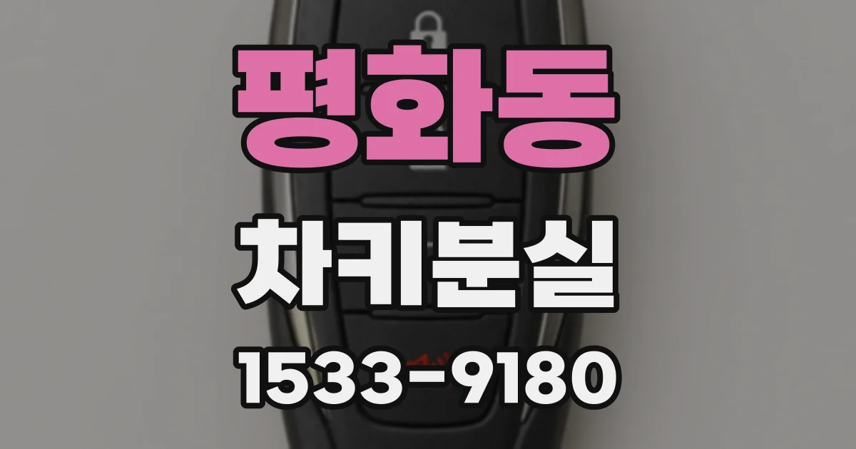 평화동 차키분실