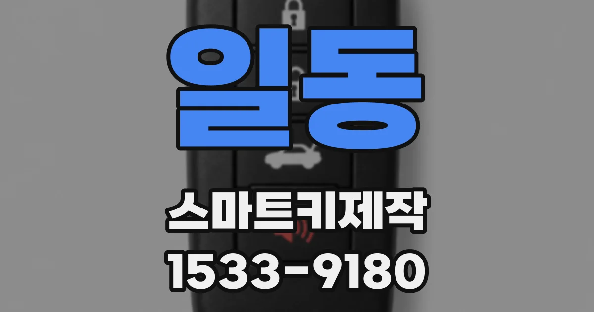 일동 스마트키제작