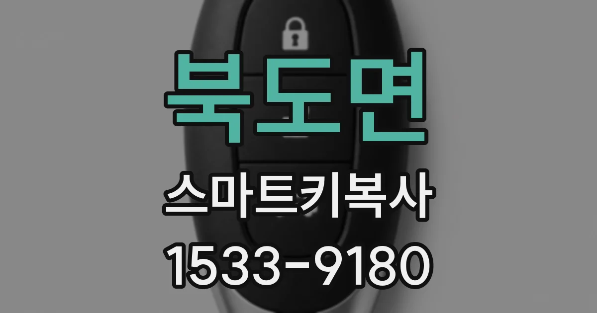 북도면 스마트키복사