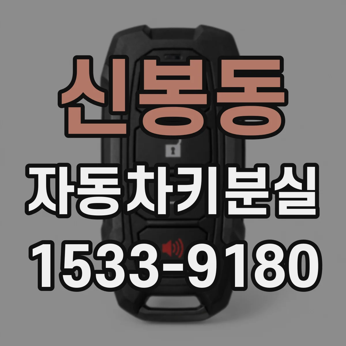 신봉동 자동차키분실
