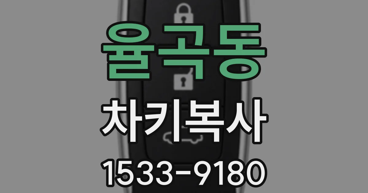 율곡동 차키복사