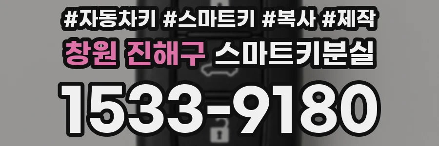 창원 진해구 스마트키분실