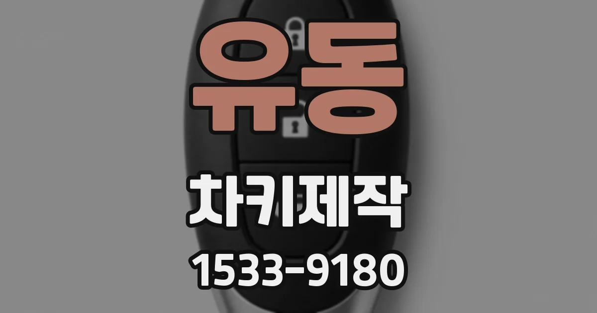 유동 차키제작