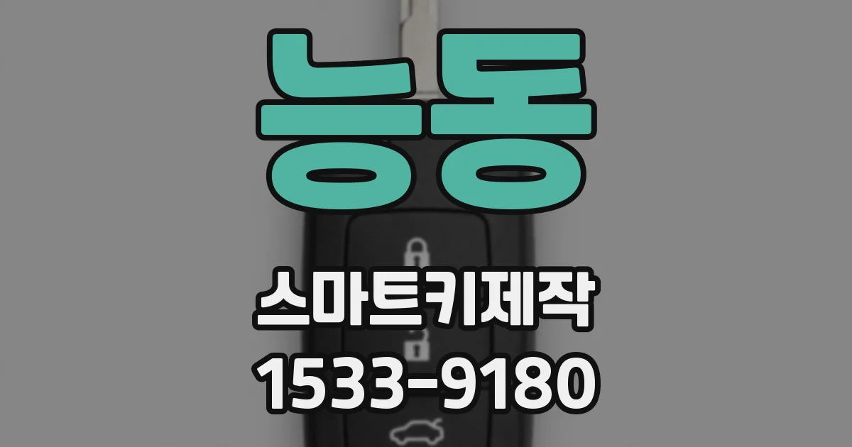 능동 스마트키제작