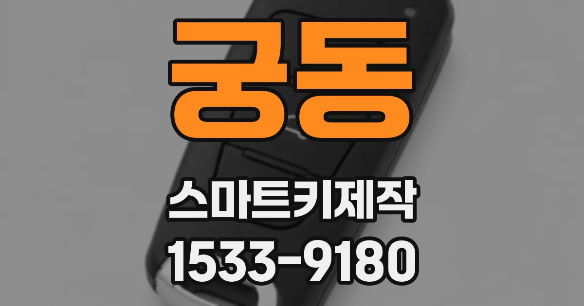 궁동 스마트키제작