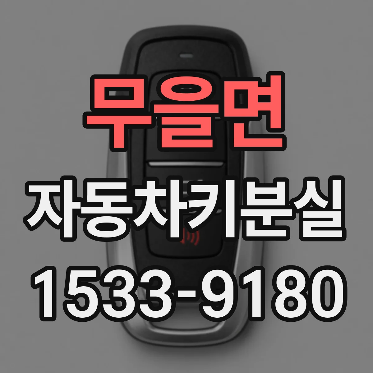 무을면 자동차키분실