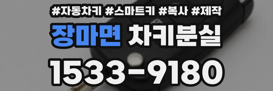 장마면 차키분실