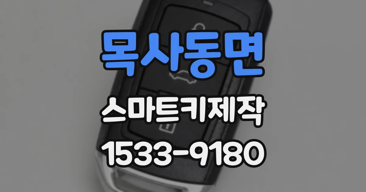 목사동면 스마트키제작
