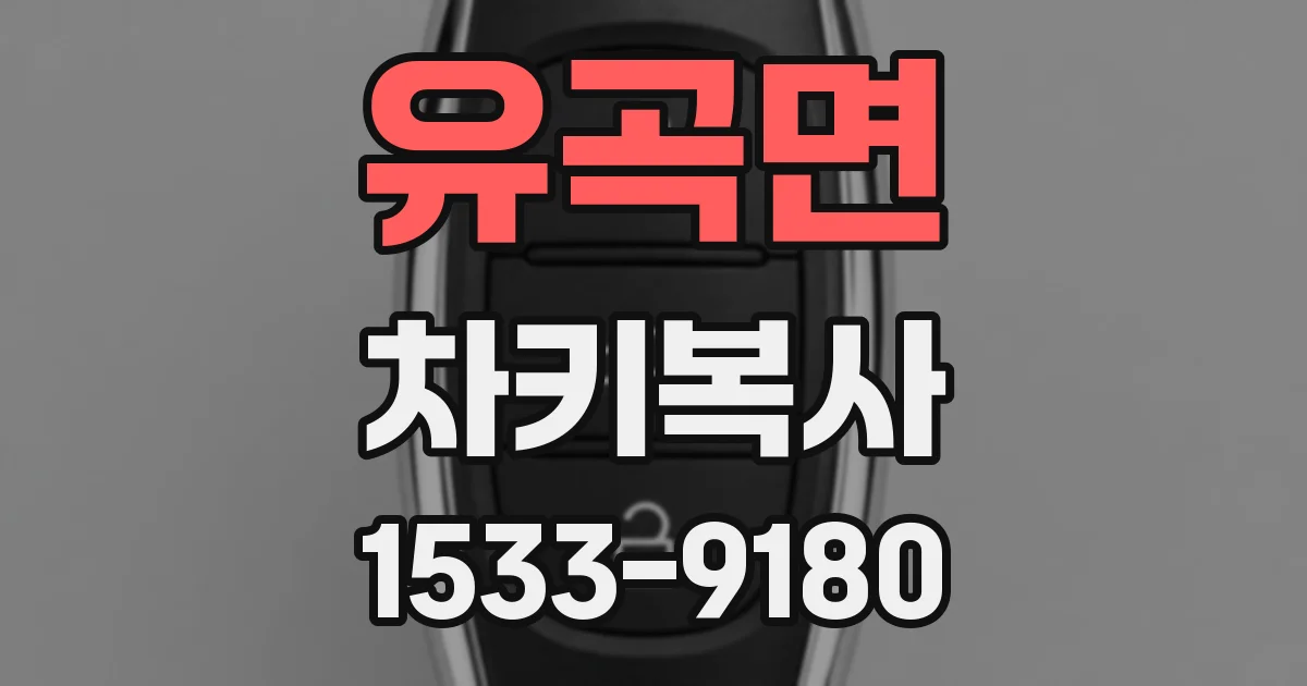 유곡면 차키복사