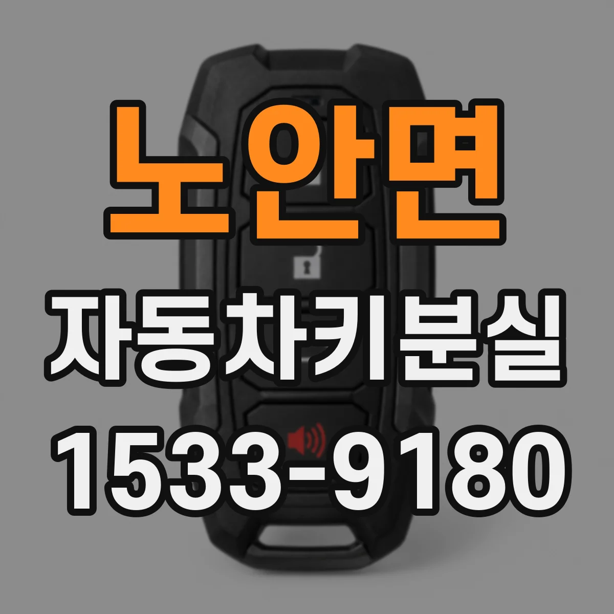 노안면 자동차키분실