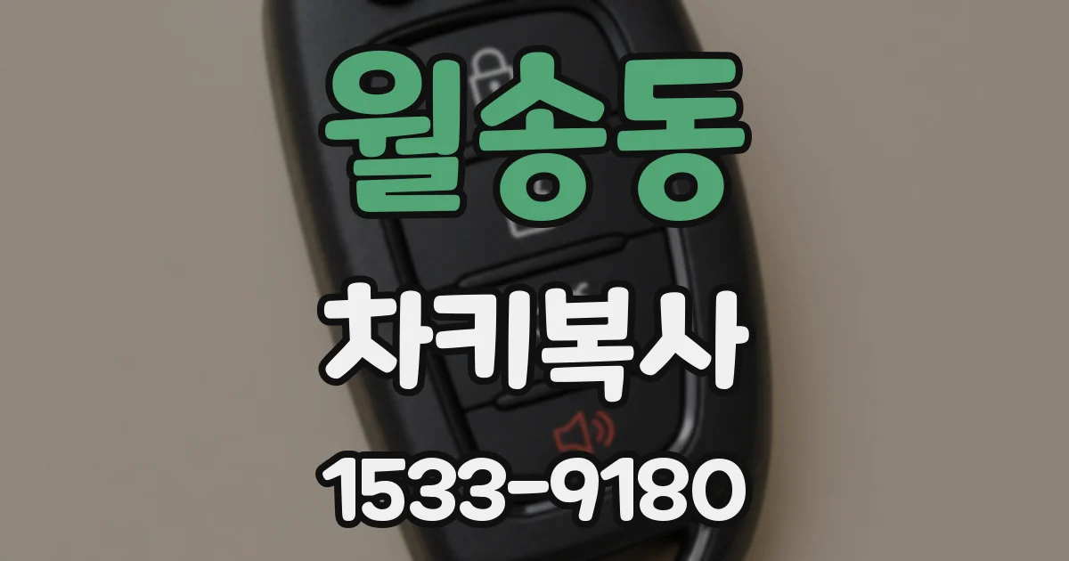 월송동 차키복사
