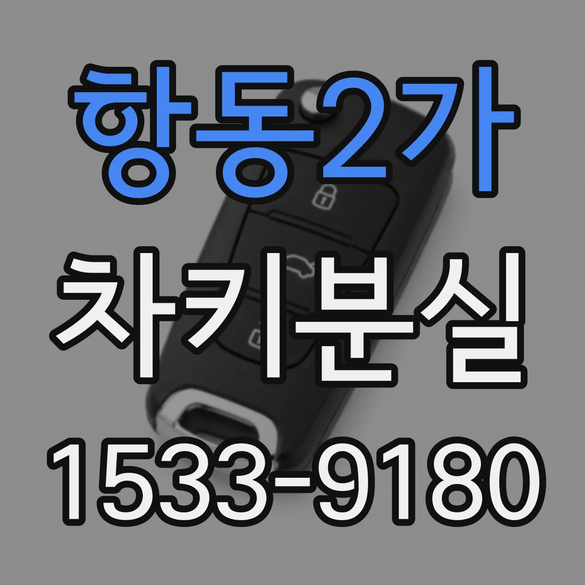 항동2가 차키분실