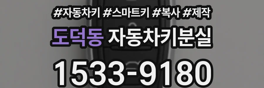 도덕동 자동차키분실
