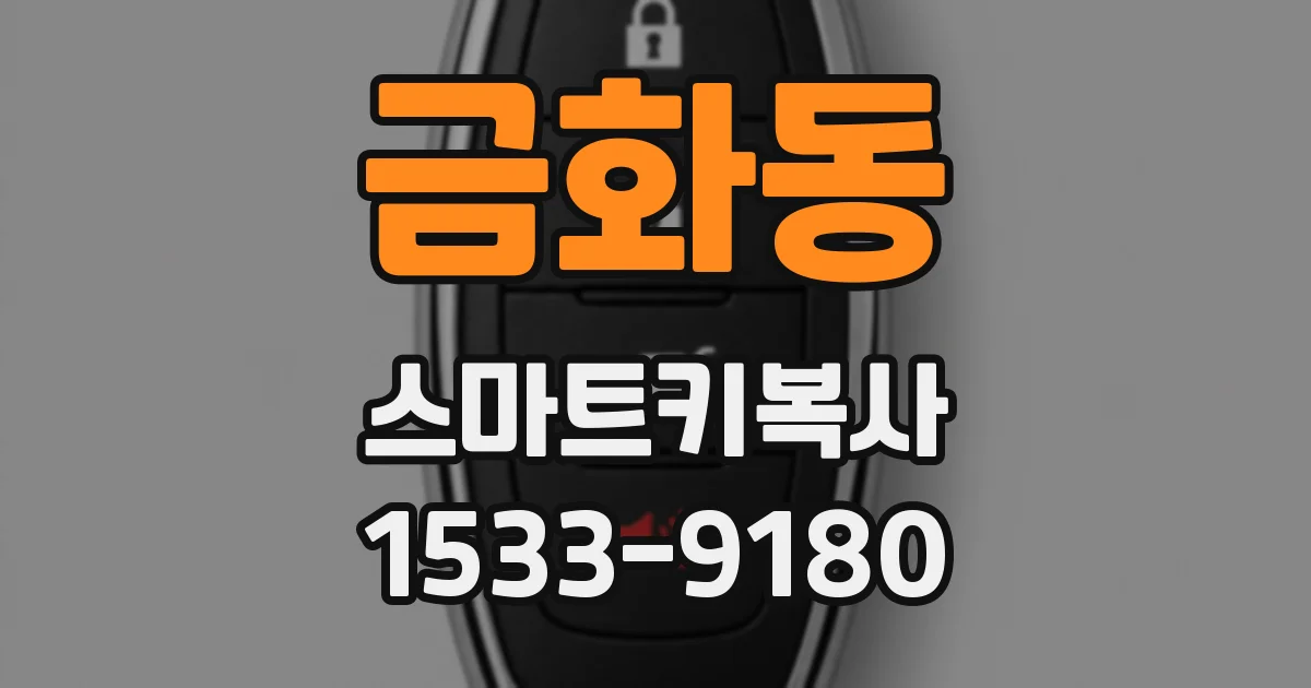 금화동 스마트키복사