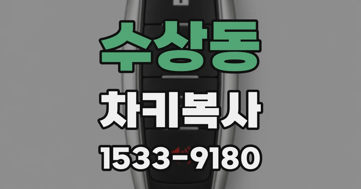 수상동 차키복사
