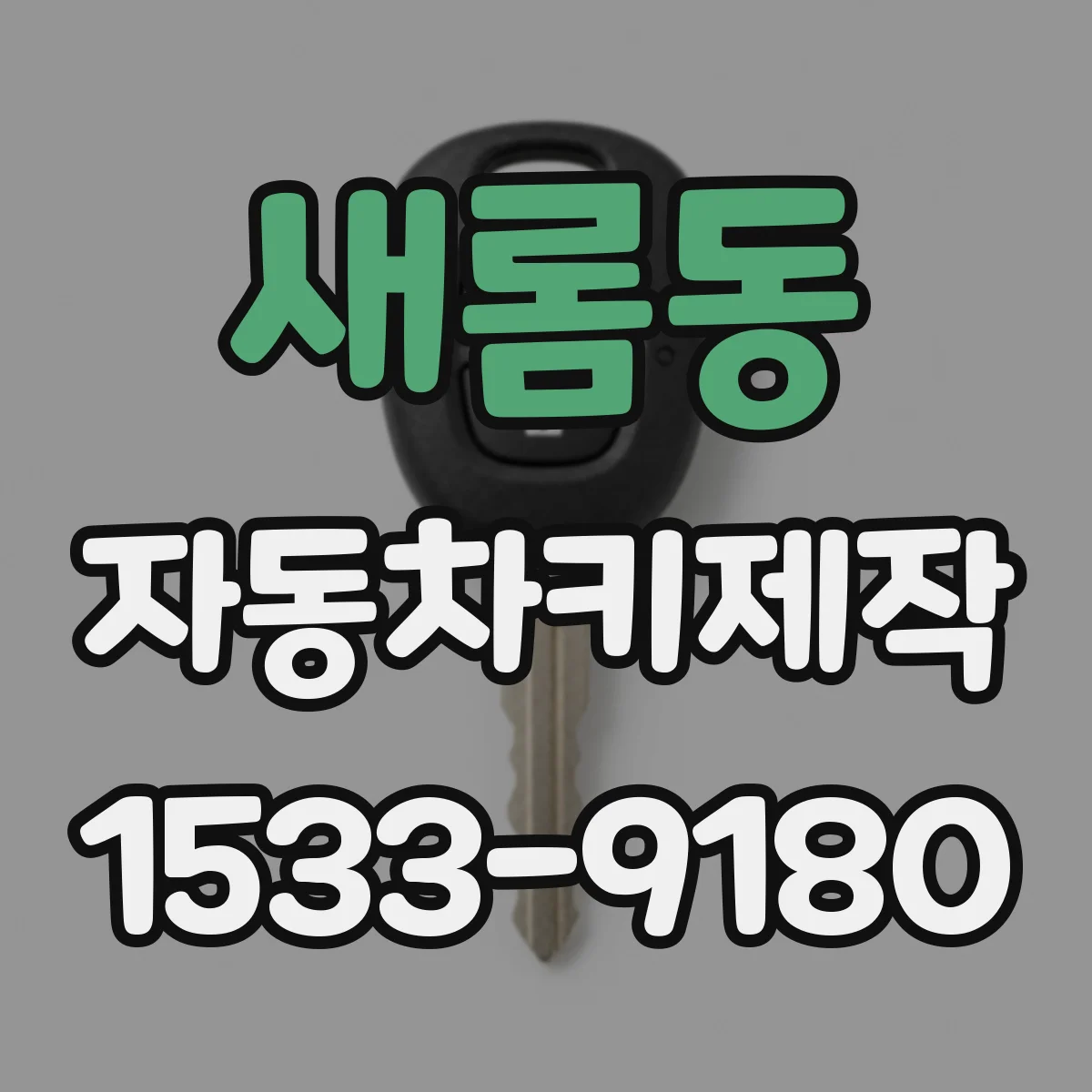 새롬동 자동차키제작
