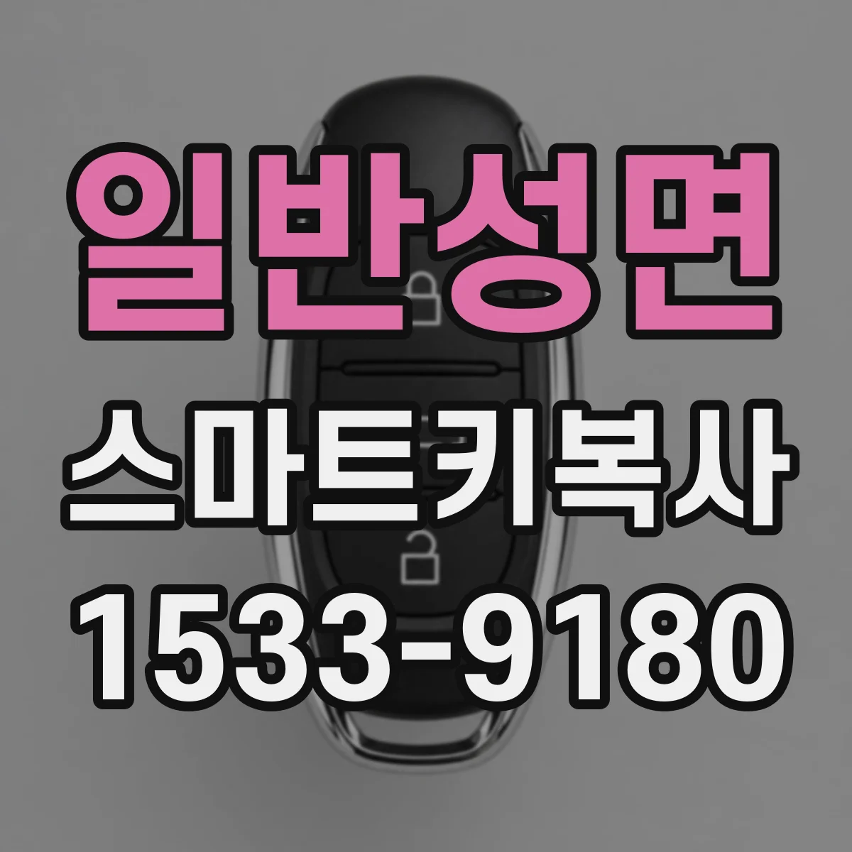 일반성면 스마트키복사