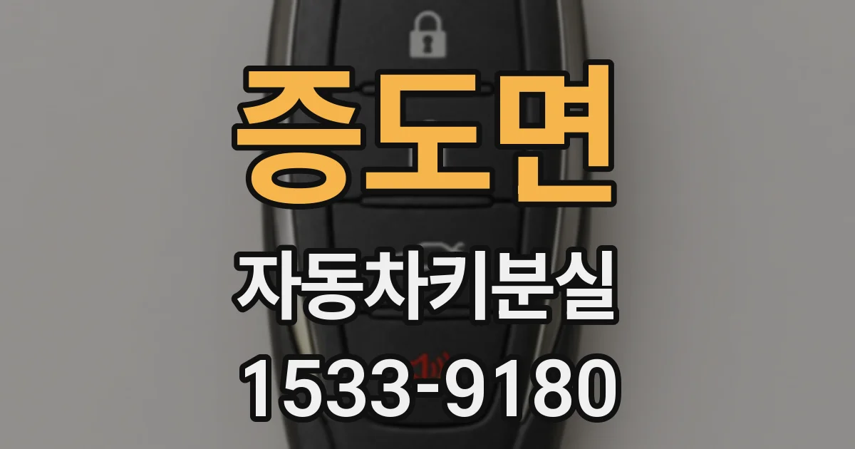 증도면 자동차키분실