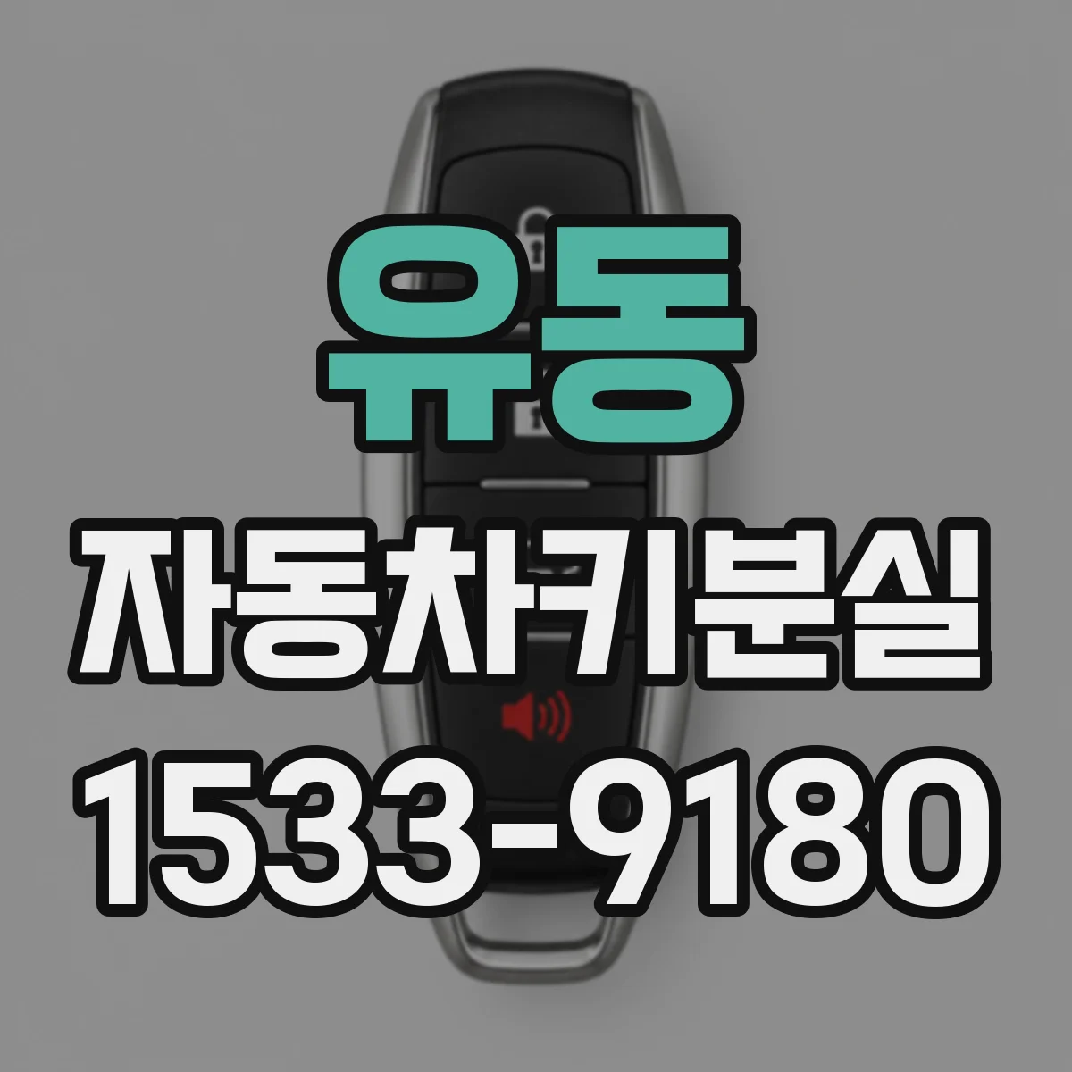 유동 자동차키분실