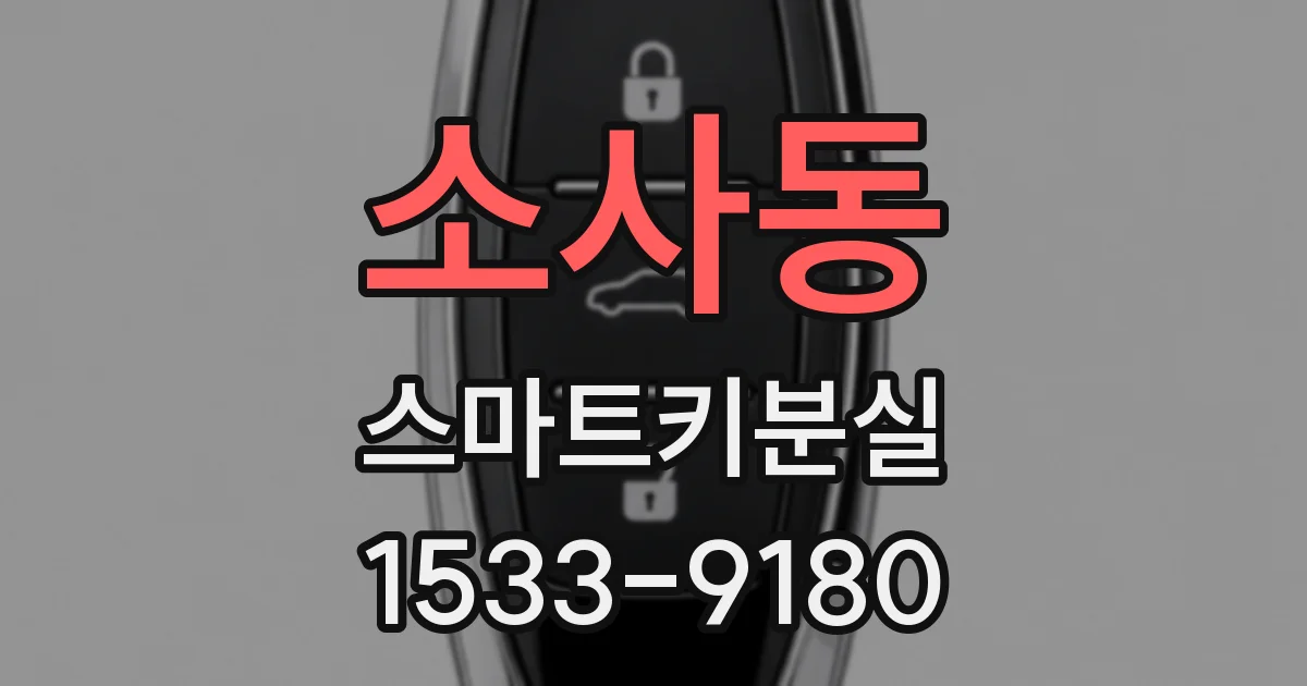 소사동 스마트키분실