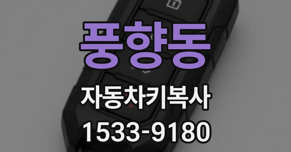 풍향동 자동차키복사