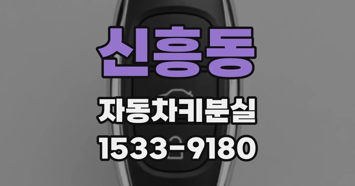 신흥동 자동차키분실