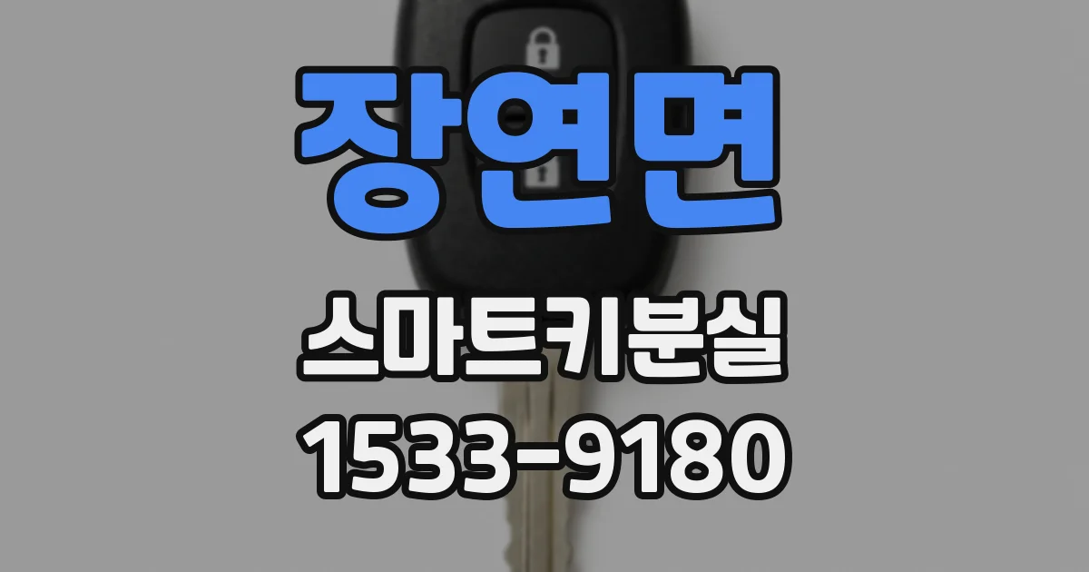 장연면 스마트키분실