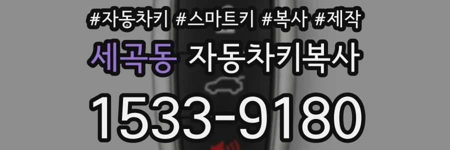 세곡동 자동차키복사