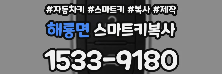 해룡면 스마트키복사