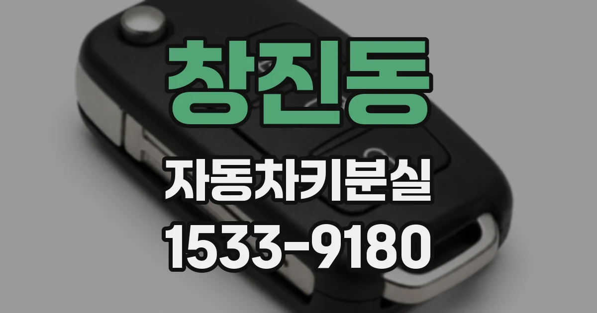 창진동 자동차키분실