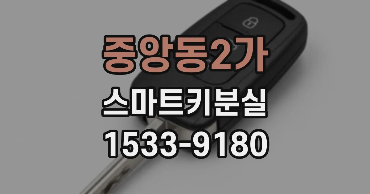중앙동2가 스마트키분실