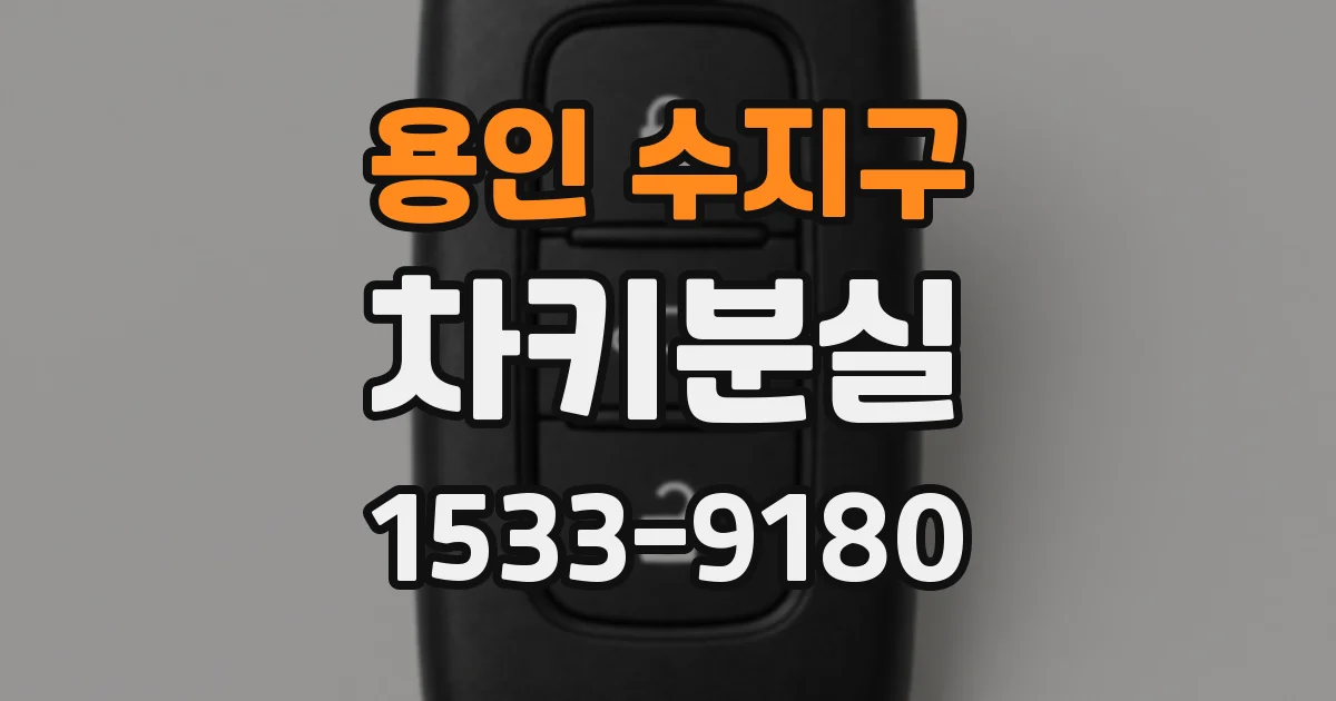 용인 수지구 차키분실