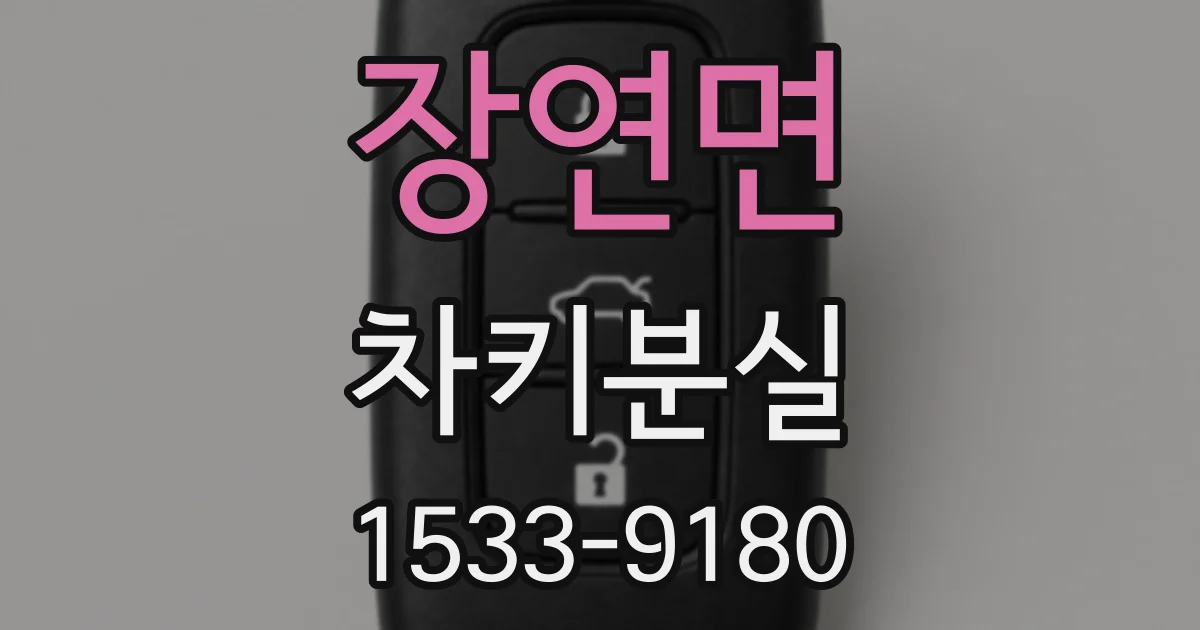 장연면 차키분실