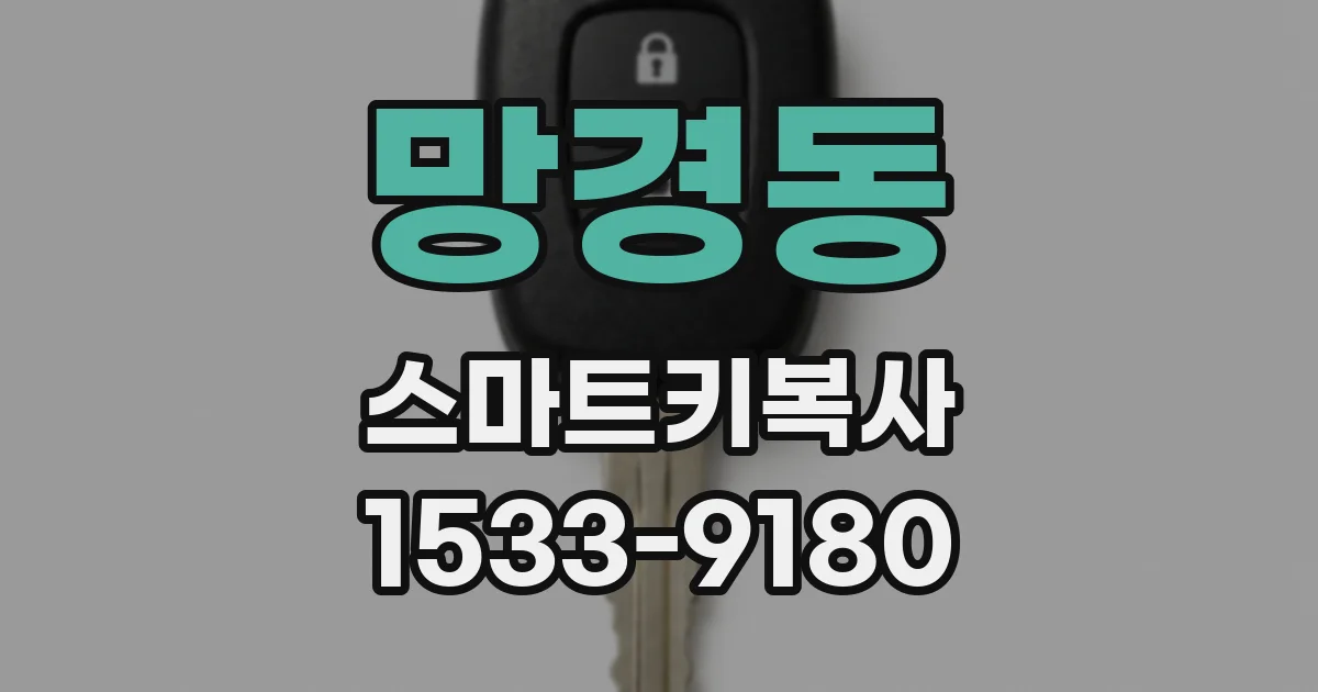 망경동 스마트키복사