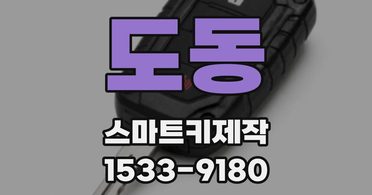 도동 스마트키제작