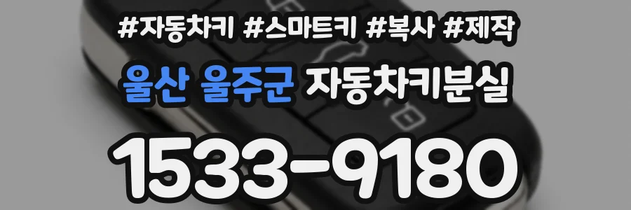울산 울주군 자동차키분실