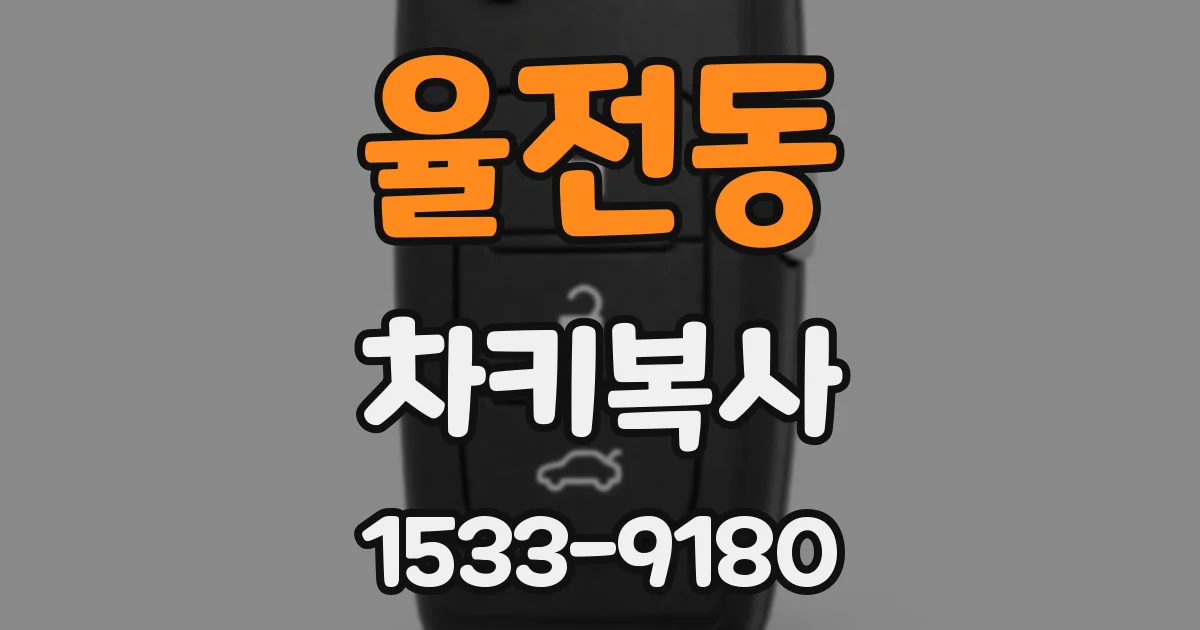 율전동 차키복사