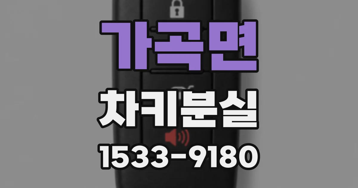 가곡면 차키분실