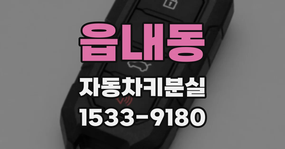 읍내동 자동차키분실