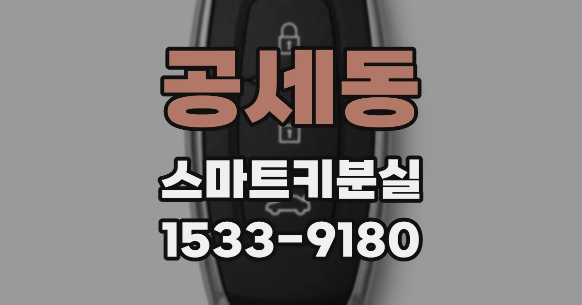 공세동 스마트키분실