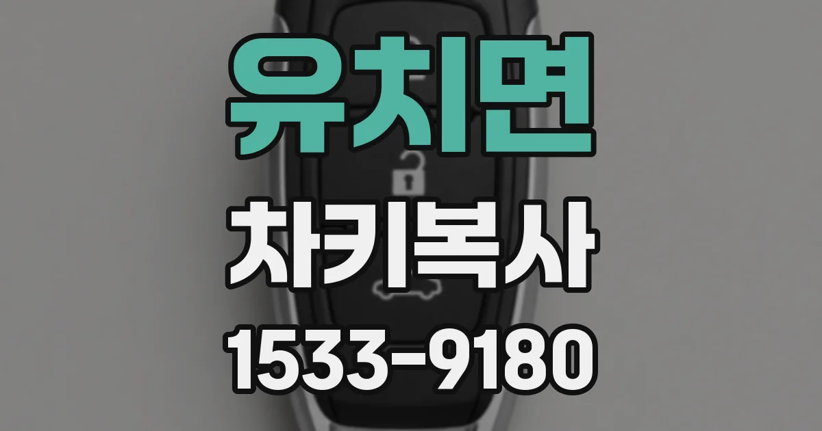 유치면 차키복사