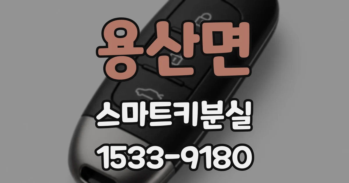 용산면 스마트키분실