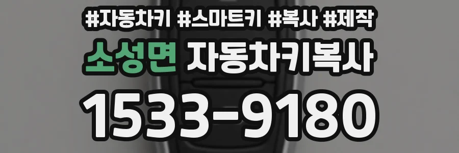 소성면 자동차키복사