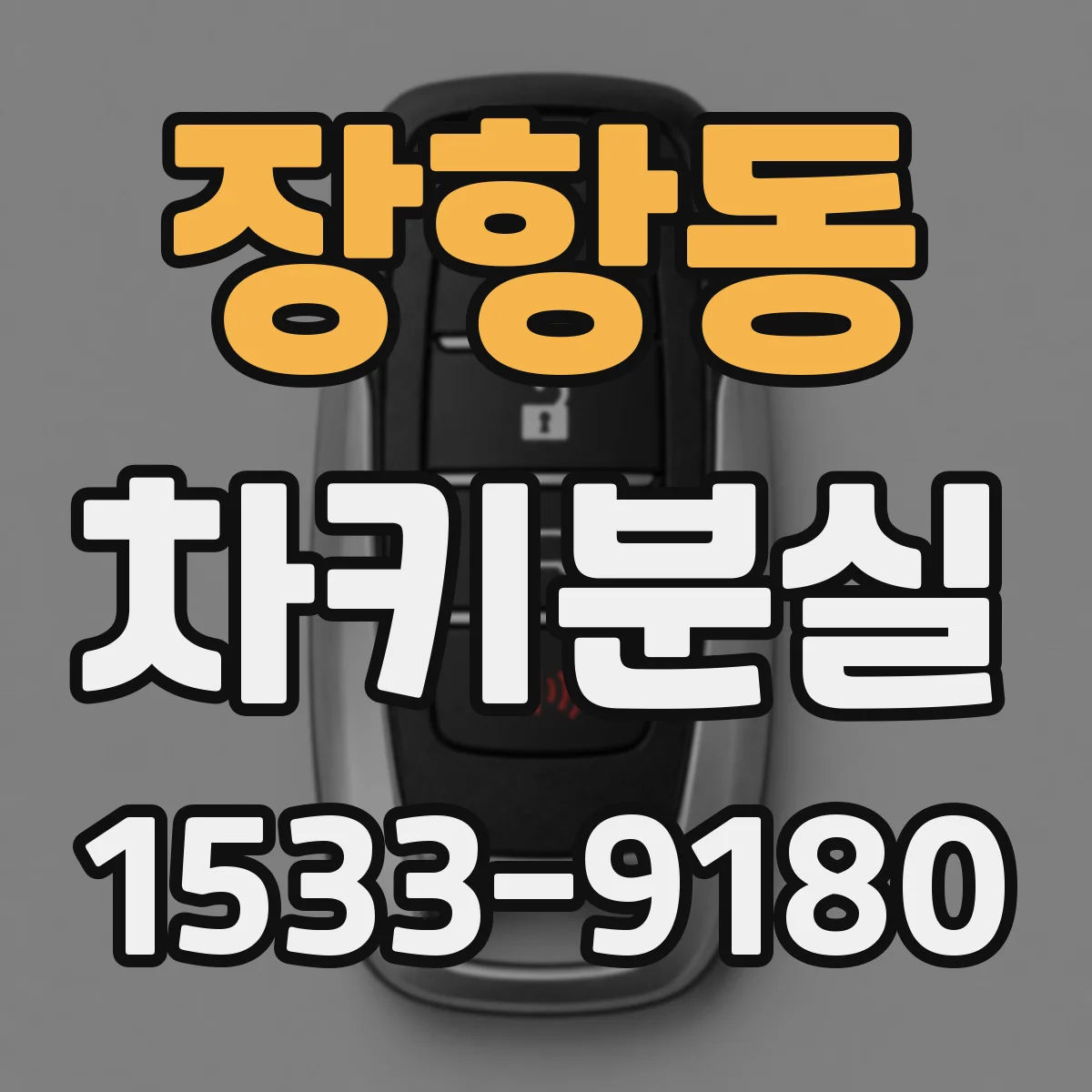장항동 차키분실
