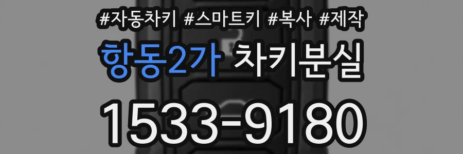 항동2가 차키분실