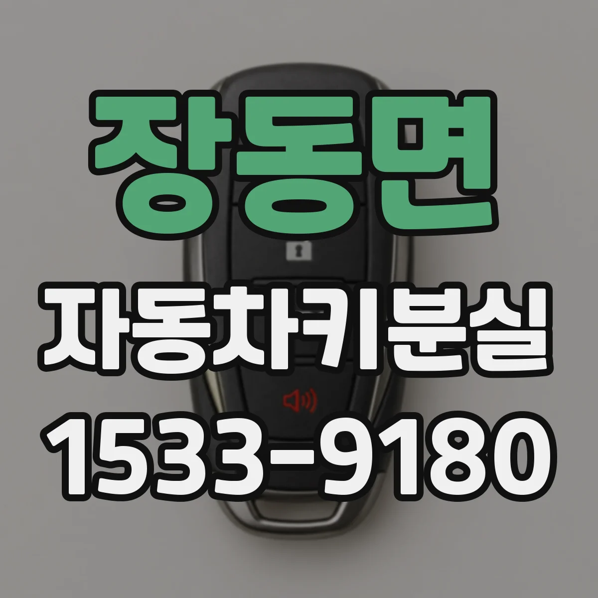 장동면 자동차키분실