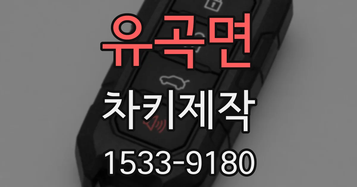 유곡면 차키제작
